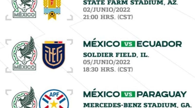 Amistoso México vs Paraguay 31 Agosto 2022